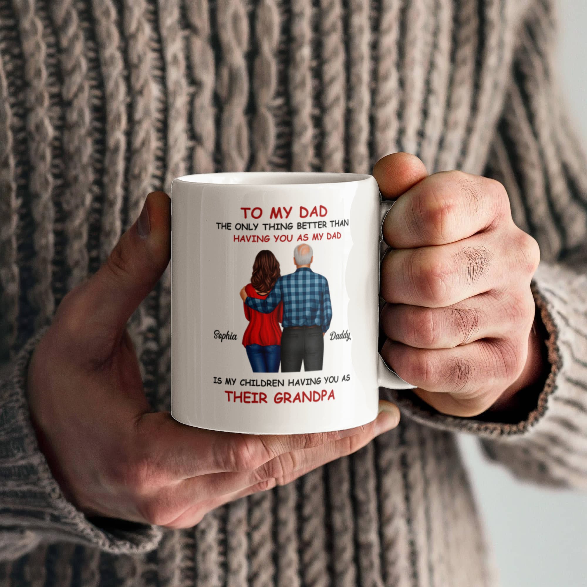 Gift from Daughter to Dad Mug