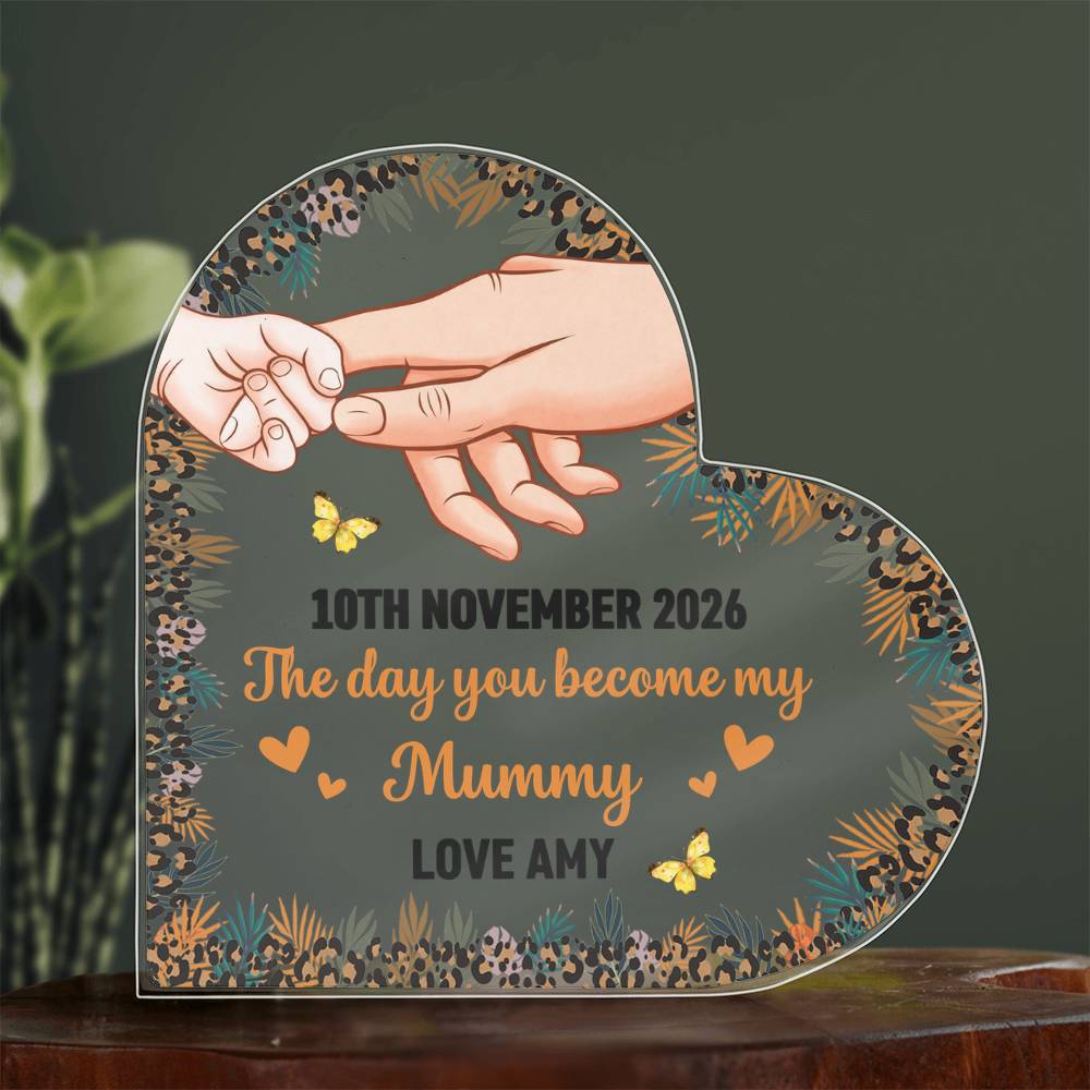 Gift from Child to Mom Plaque