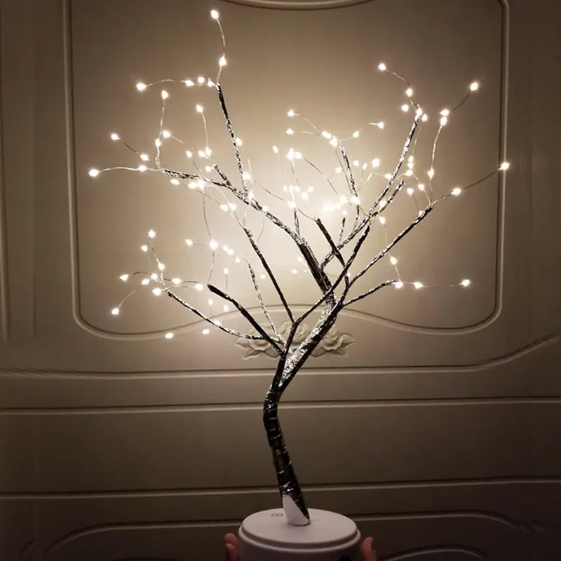 LED Sparkling Bonsai Tree Light – Fairy Spirit Desktop Lamp
