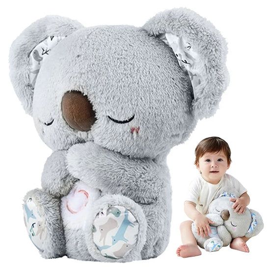 Soothing Breathing Koala Sleep Companion – Plush Night Light