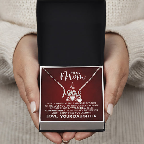 Heartfelt Mom Necklace in Gift Box