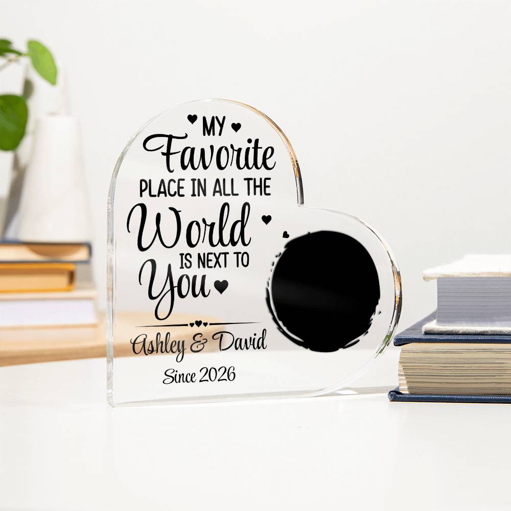 Acrylic Heart Plaque