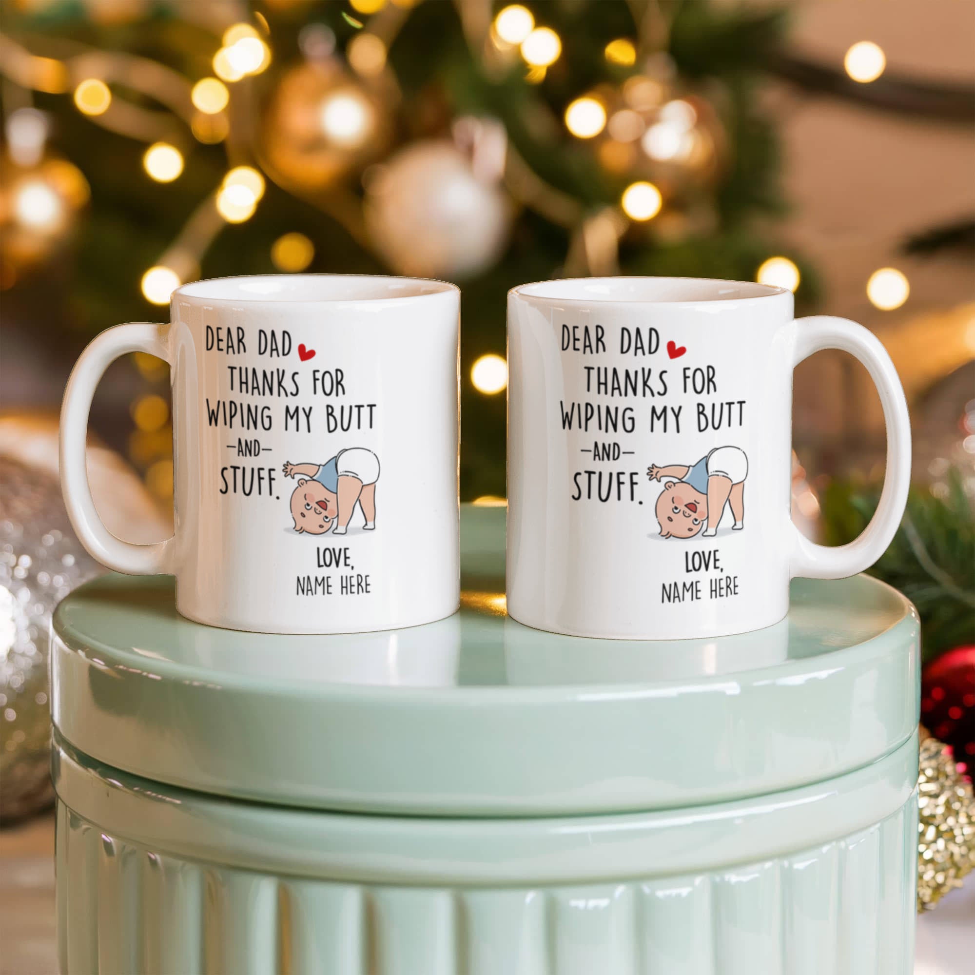 Gift from Baby to Dad Mug