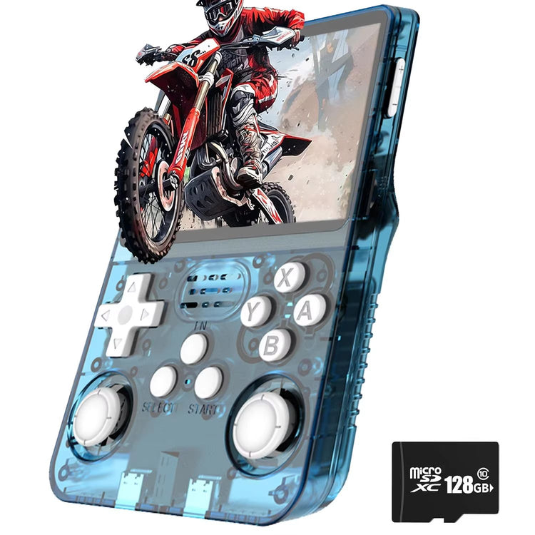 R36S Retro Game Console Handheld Video Arkos 2.0 System 3.5 Inch Single Card Portable Pocket Video Player 64GB 128GB 20000 Games