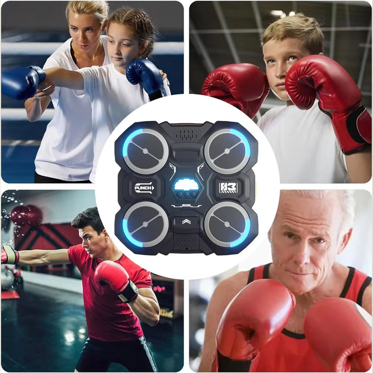 Bluetooth-Compatible Smart Music Boxing Machine for Kids - Wall Mounted Fun!
