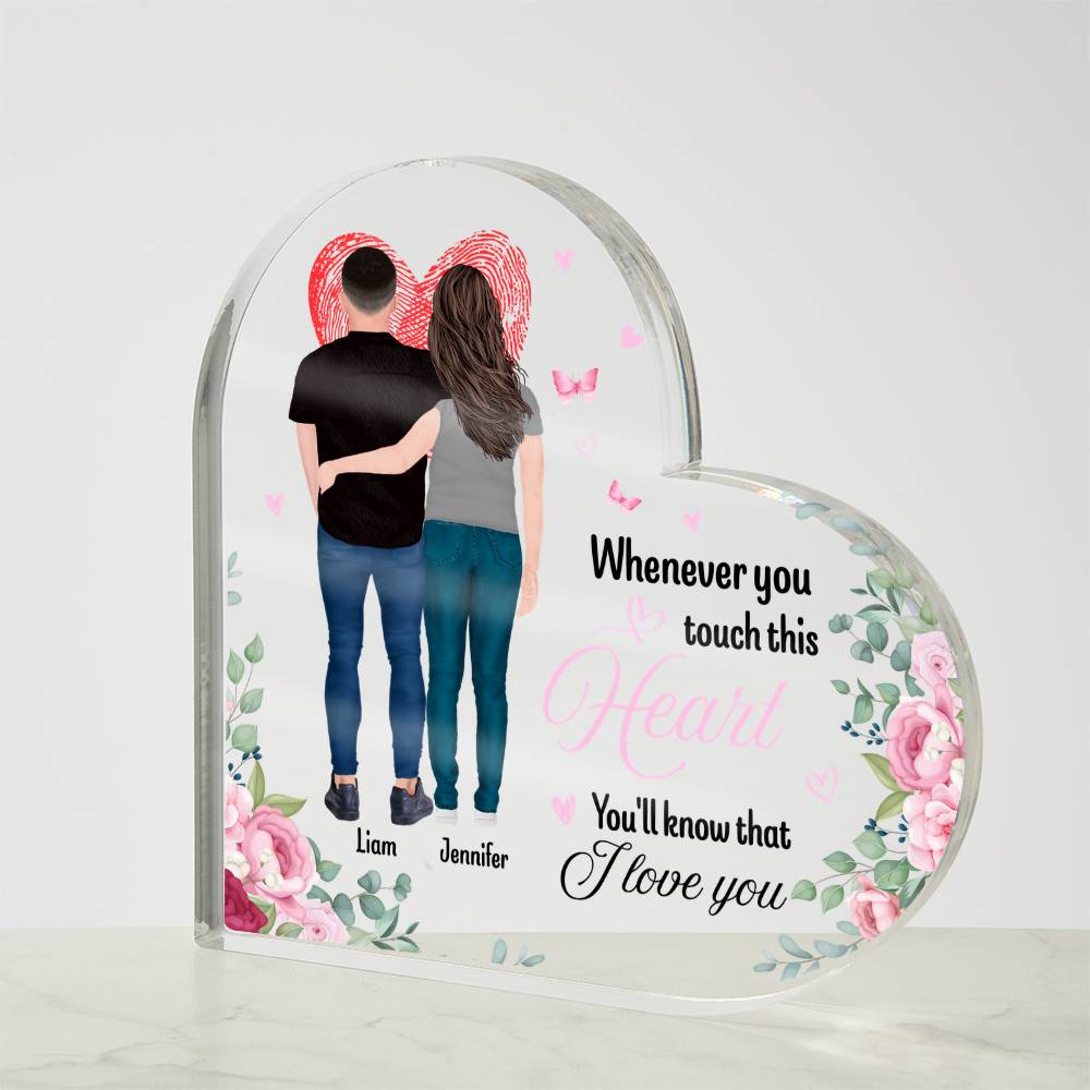 Acrylic Heart Plaque