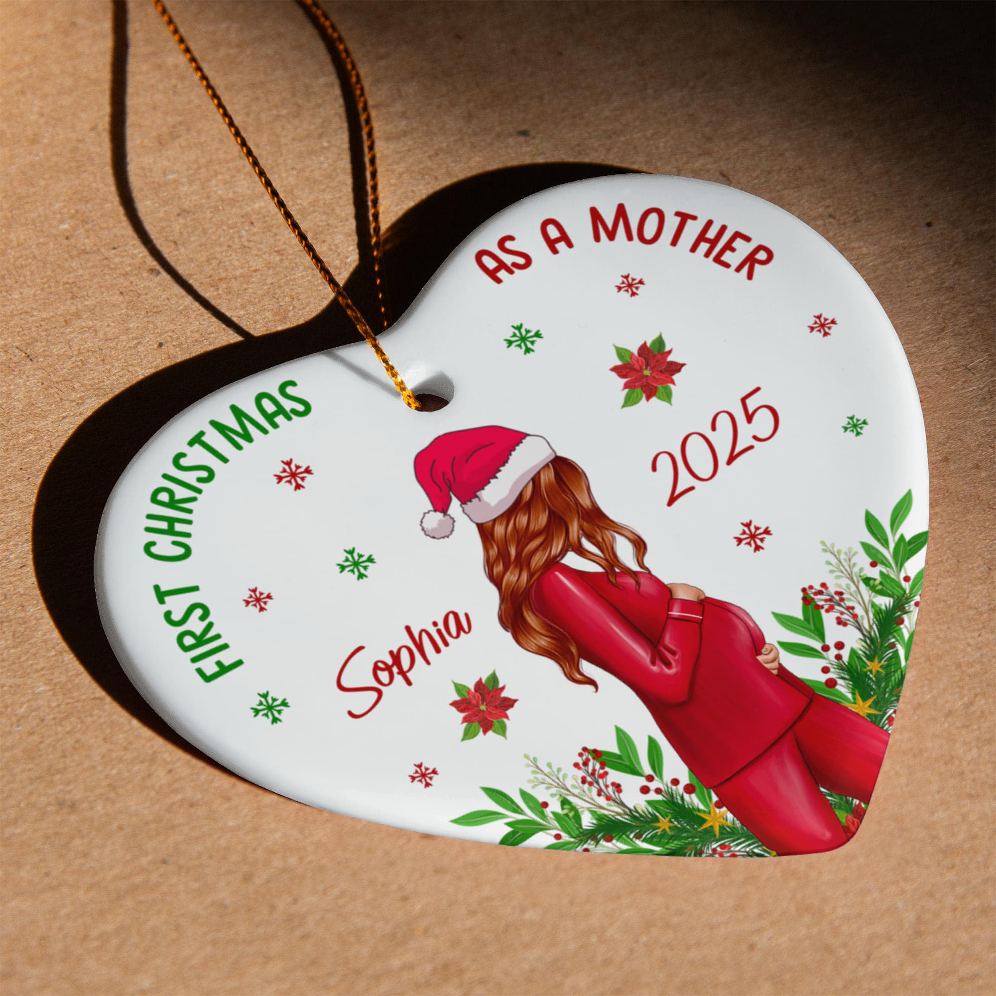 Pregnancy Christmas Keepsake Ornament