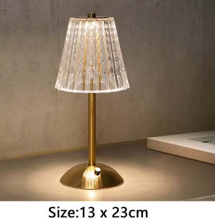 Crystal LED Table Lamp Touch Sensor
