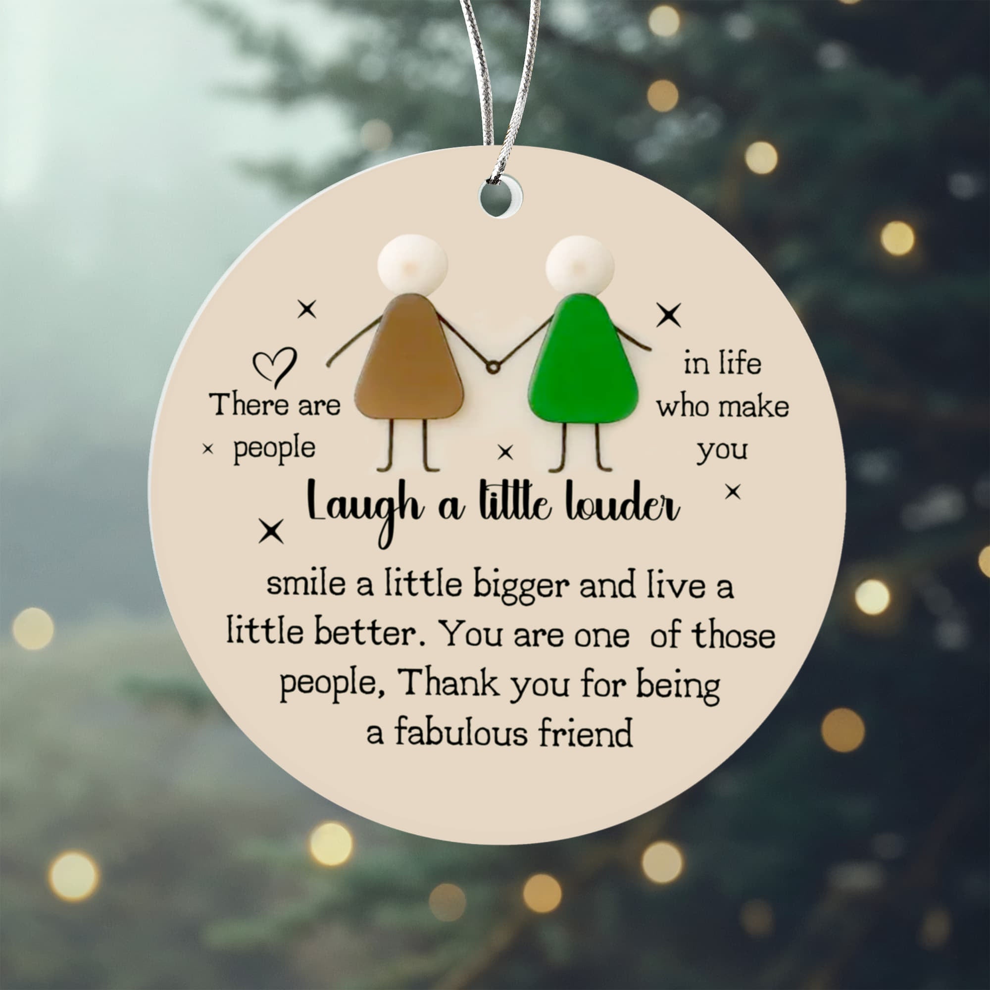 Custom Best Friend Holiday Keepsake