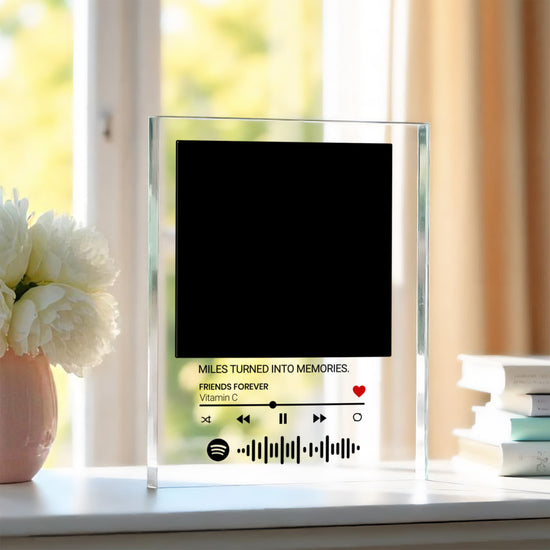 Personalized Spotify Code Plaque - Friends Forever Photo Gift