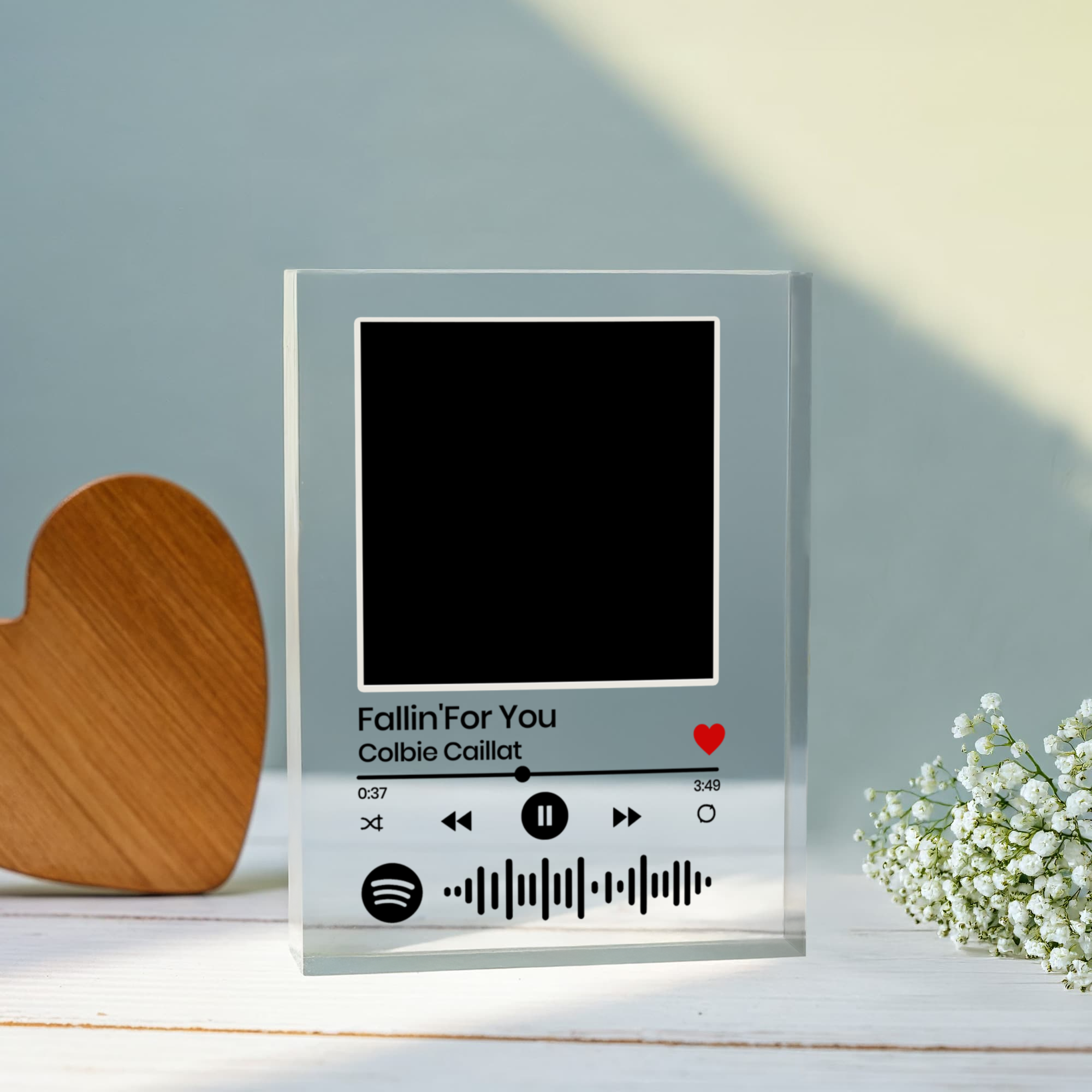 Portrait Style Custom Song Plaque