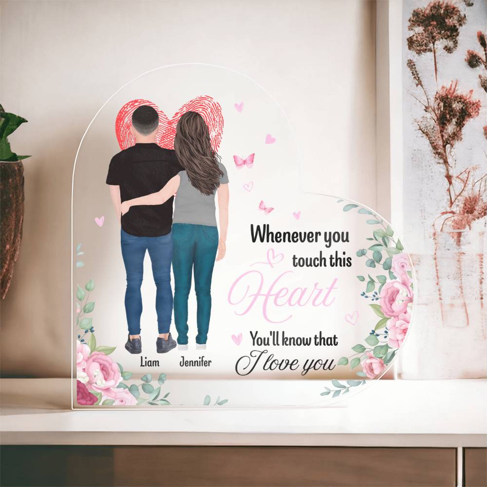 Acrylic Heart Plaque