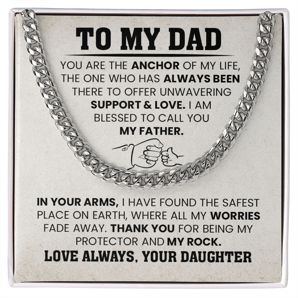 Father’s Day Cuban Chain Necklace