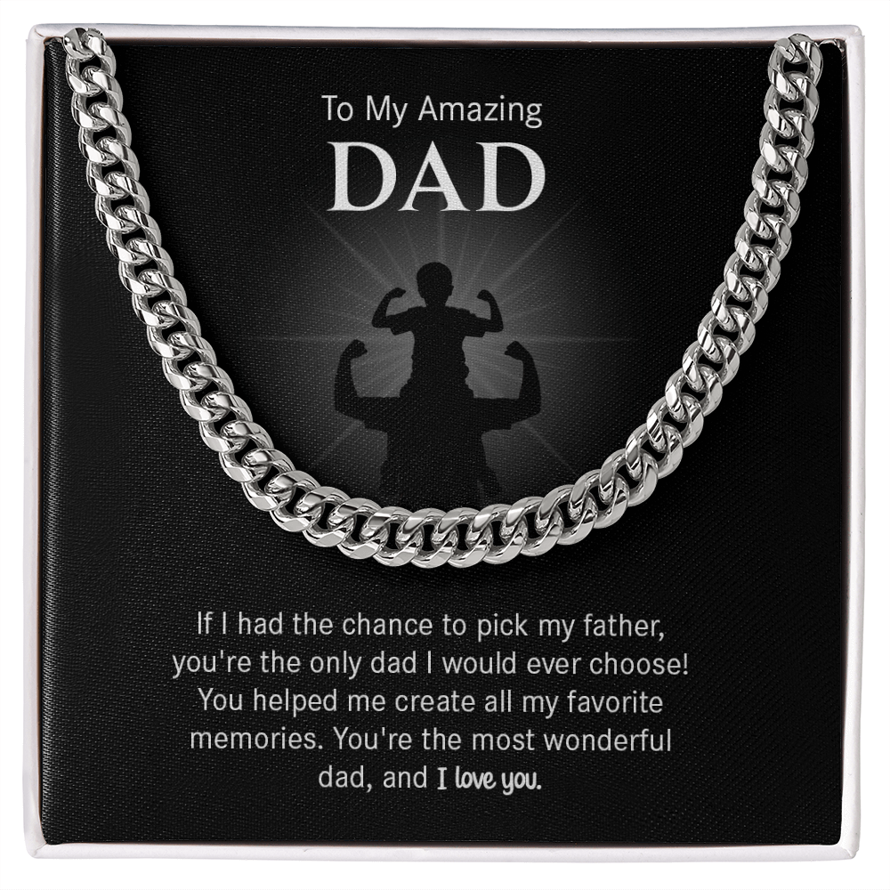 Meaningful Necklace Gift for Dad