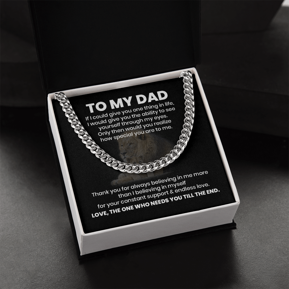 Appreciation Gift for Dad Chain