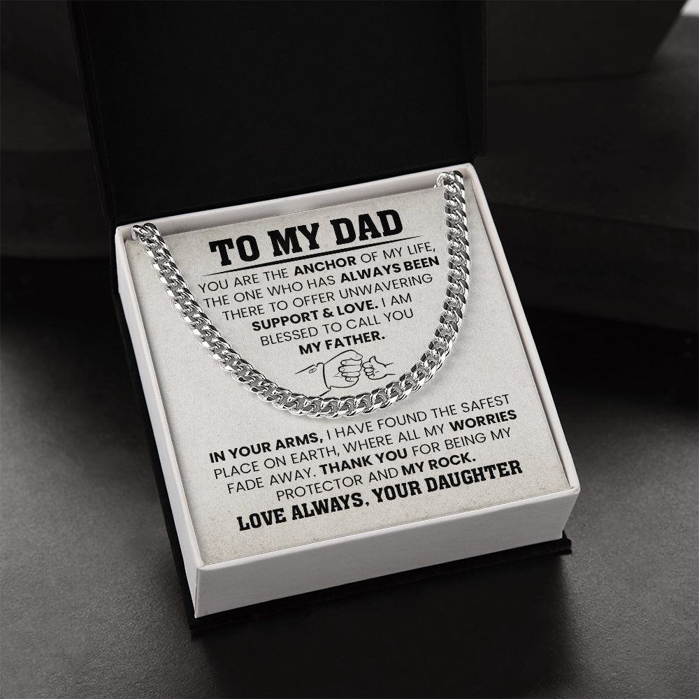 Father Appreciation Necklace Gift