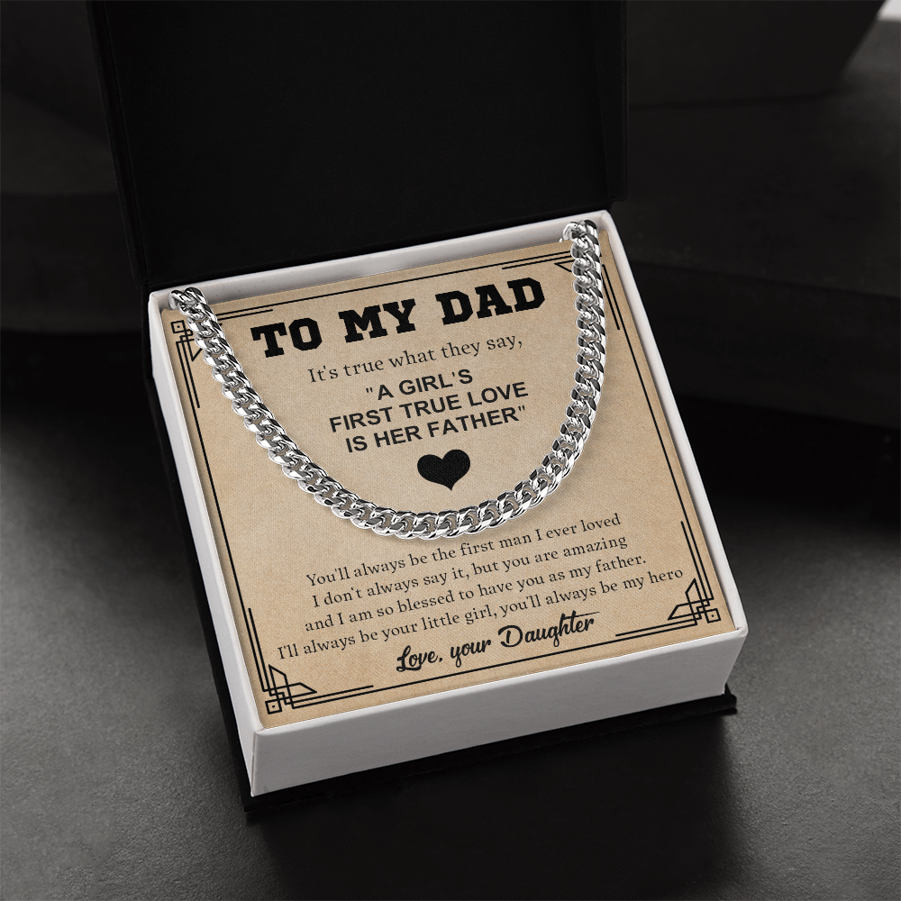 A Girl’s First True Love Is Her Father Necklace