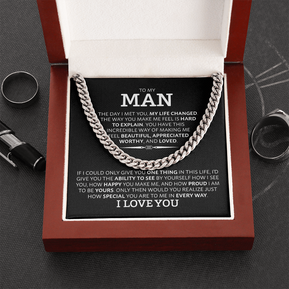 Cuban Link Chain Necklace for Him – Men&