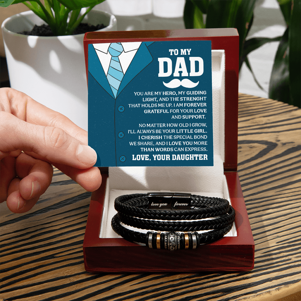 To My Dad Acrylic Plaque – Daughter to Dad Inspirational Gift, Father&