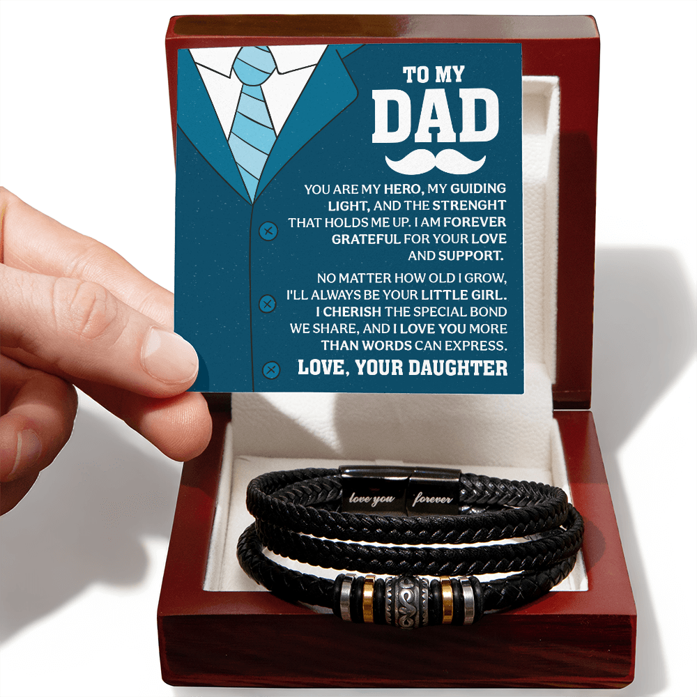 To My Dad Acrylic Plaque – Daughter to Dad Inspirational Gift, Father&