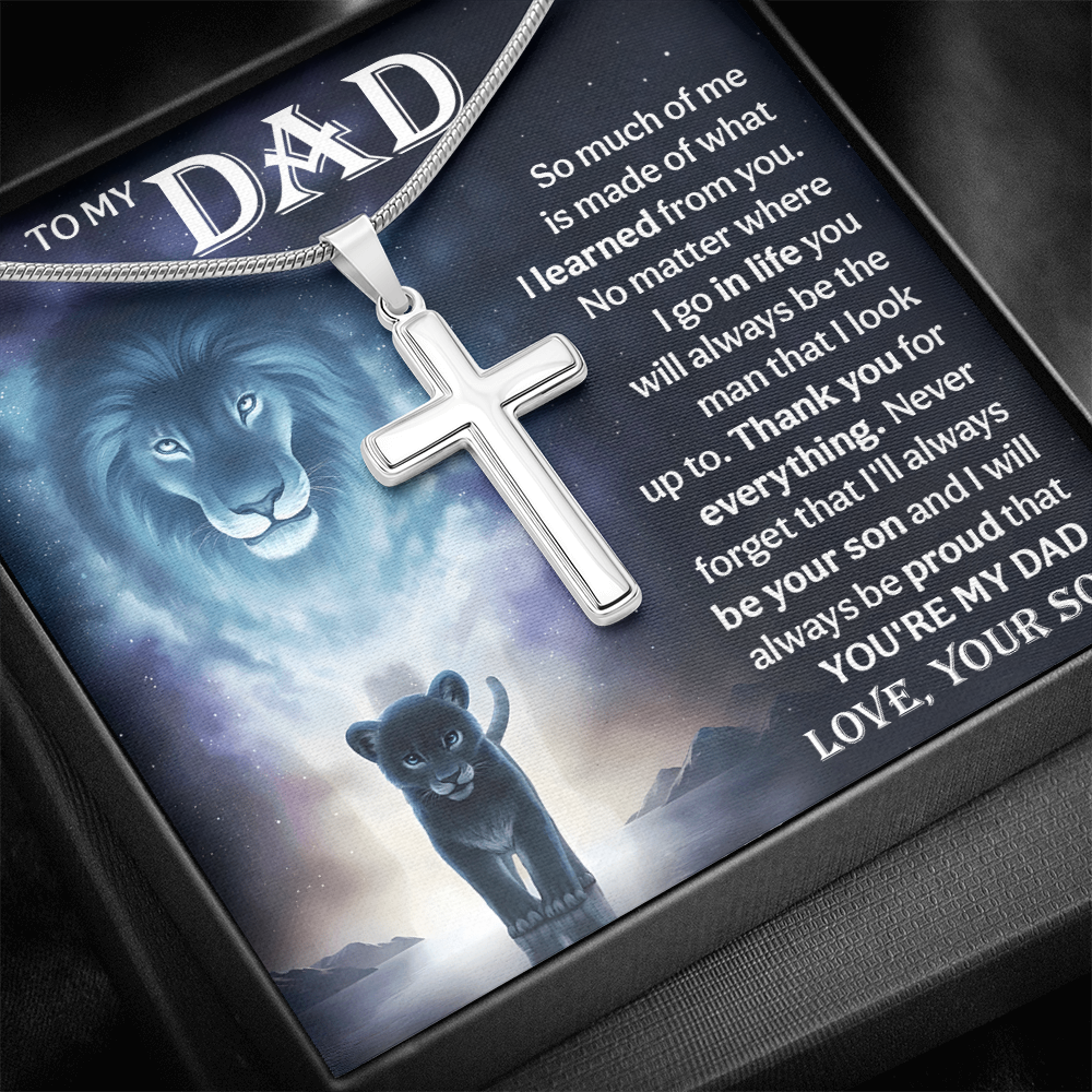 Faith Cross Necklace for Dad