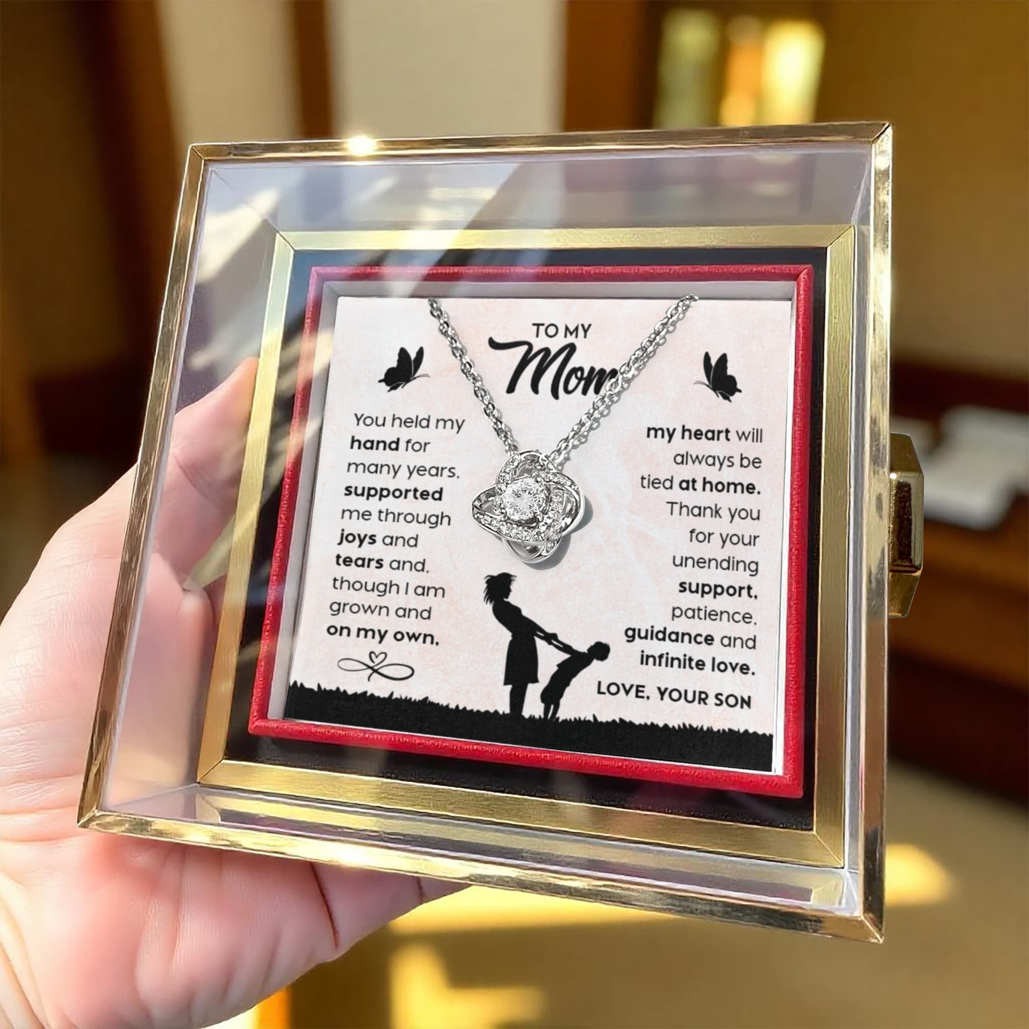 Birthday Necklace Gift for Mother