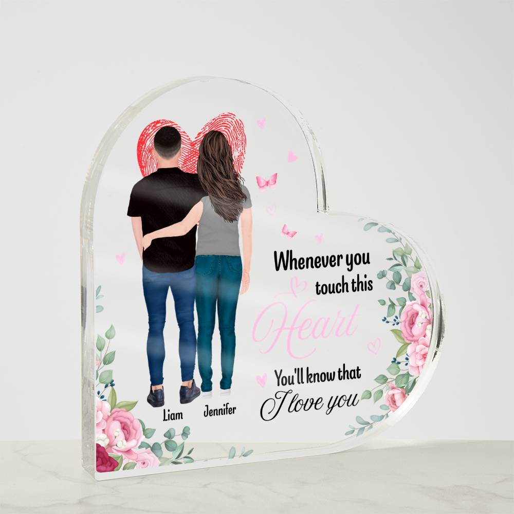 Acrylic Heart Plaque