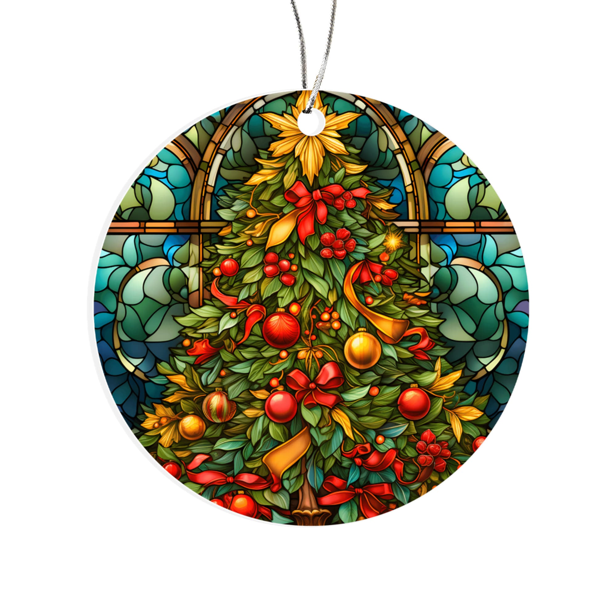 Stained Glass Edition - Christmas Tree Acrylic Ornament