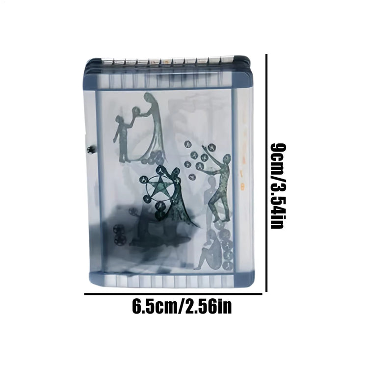 Transparent Tarot Cards Divination Tool Board Game for Fortunetelling Party Card Deck Divination Fate for Spiritual Readers