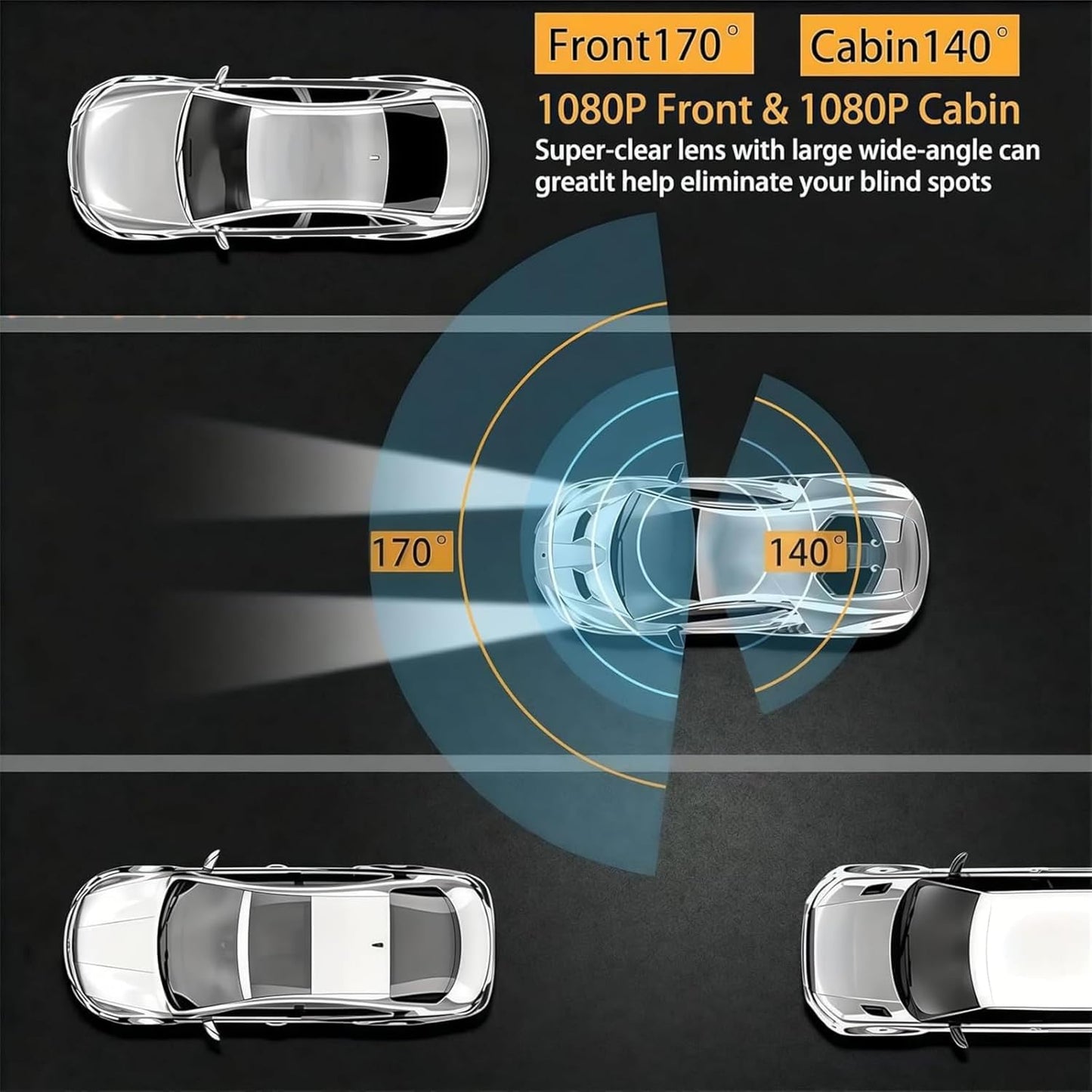 Smart Dash Cam with Night Vision