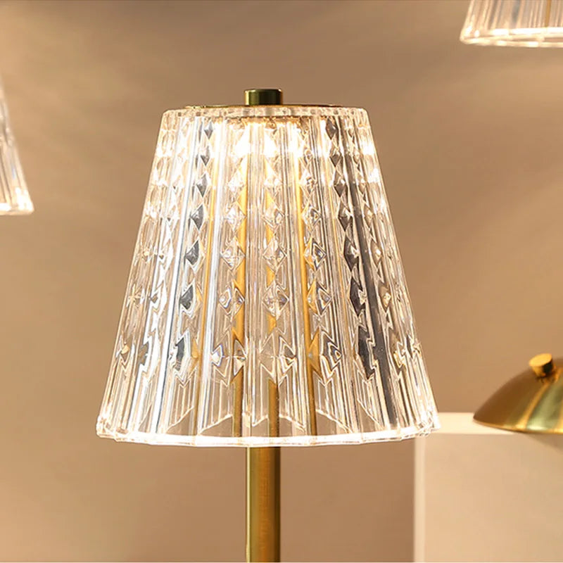 Crystal LED Table Lamp Touch Sensor