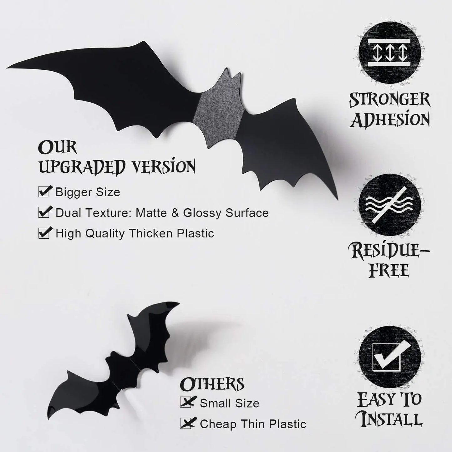 Spooky Bat Wall Stickers