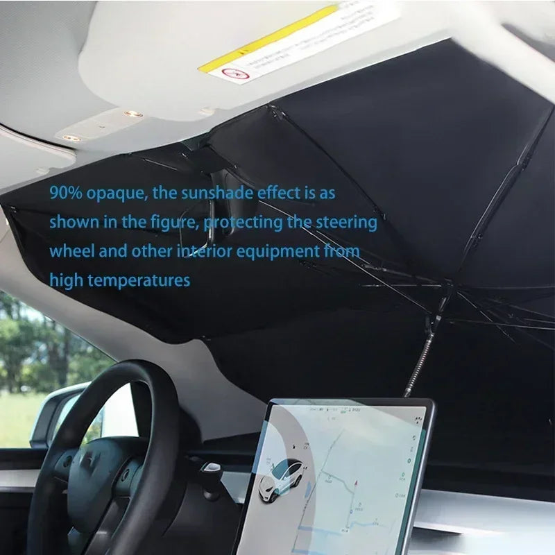 Year-Round Car Sunshade Umbrella