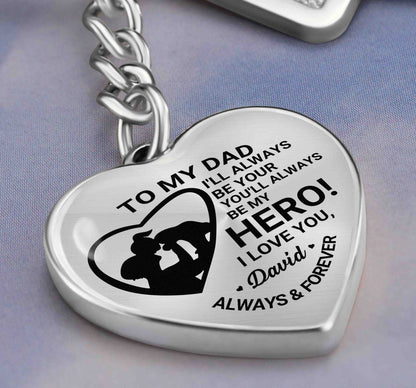 Love David dad keychain
