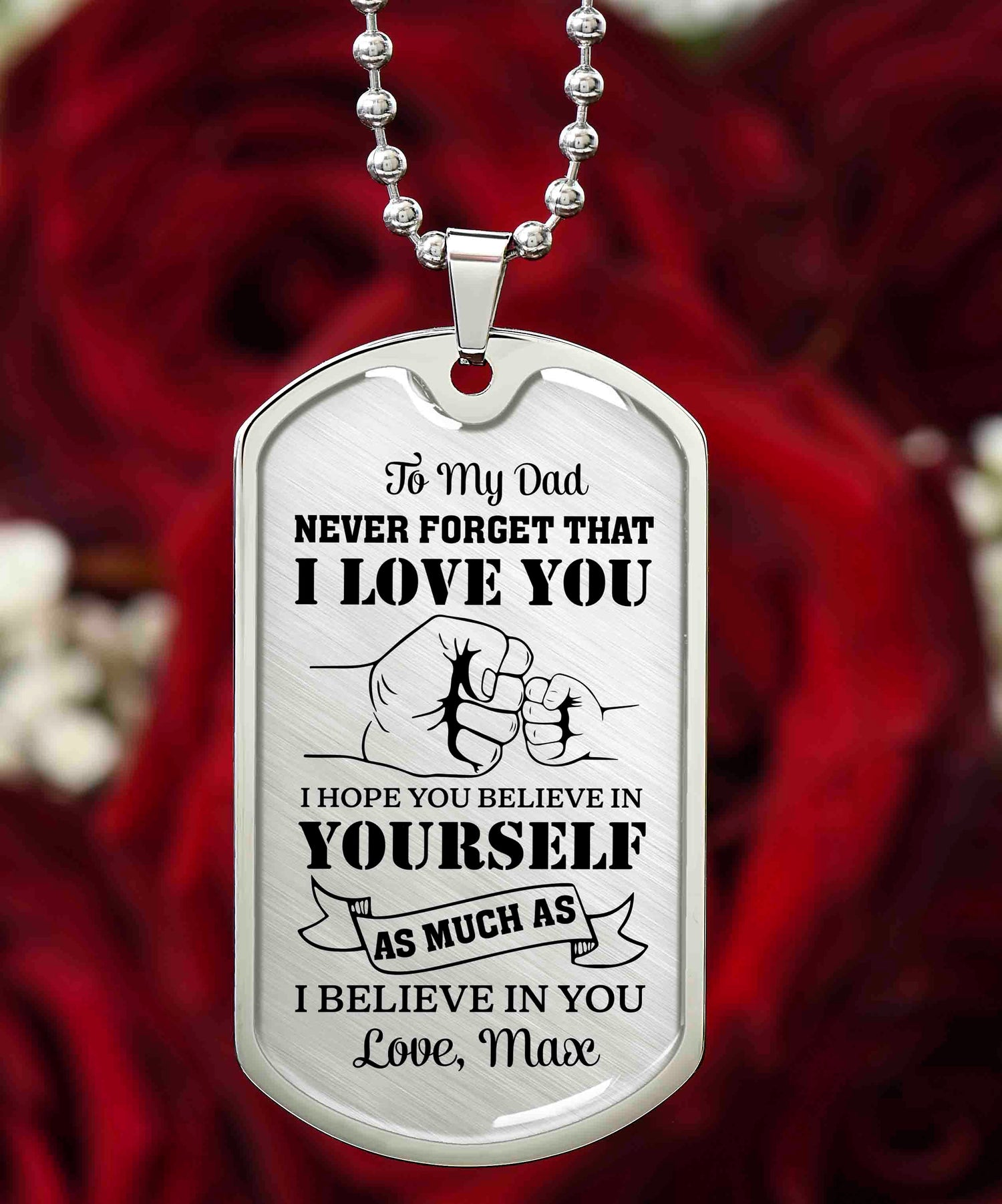Father’s Day necklace gift for dad
