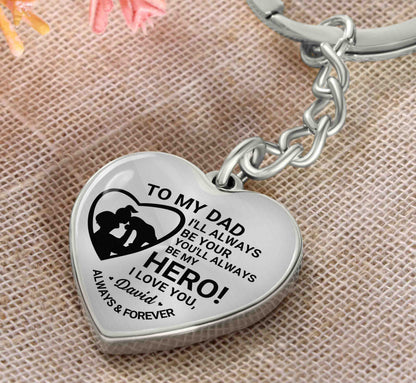 Love David dad keychain
