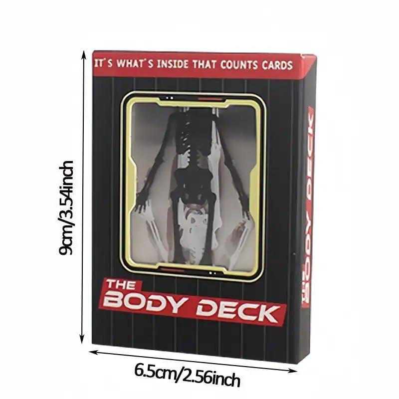 Human Anatomy Playing Card, 1 Box Skeleton Card, Body Organ Card, Party Game Card, Party Gift for Friend, Party Supplies, Halloween