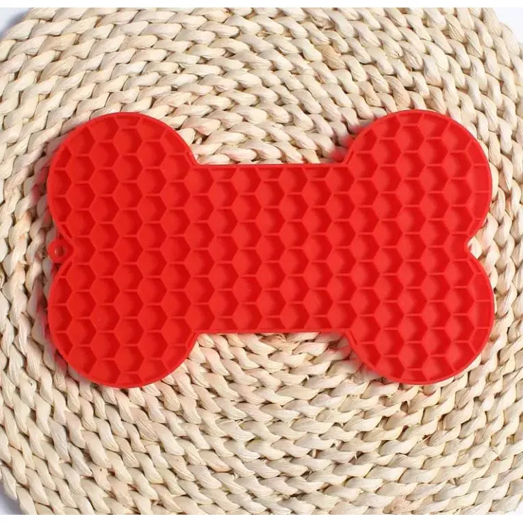Bone Silicone Licking Dog Slow Food Mat