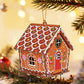 3D Wooden Puzzle Diamond Painting Kit: Gingerbread House DIY Craft with Sparkling Christmas Decorations - Snowman, Christmas Tree, Stocking. Home Desktop Art for Teens & Adults, Christmas Gift & Party Decor, Holiday Crafts,Festive Artwork,