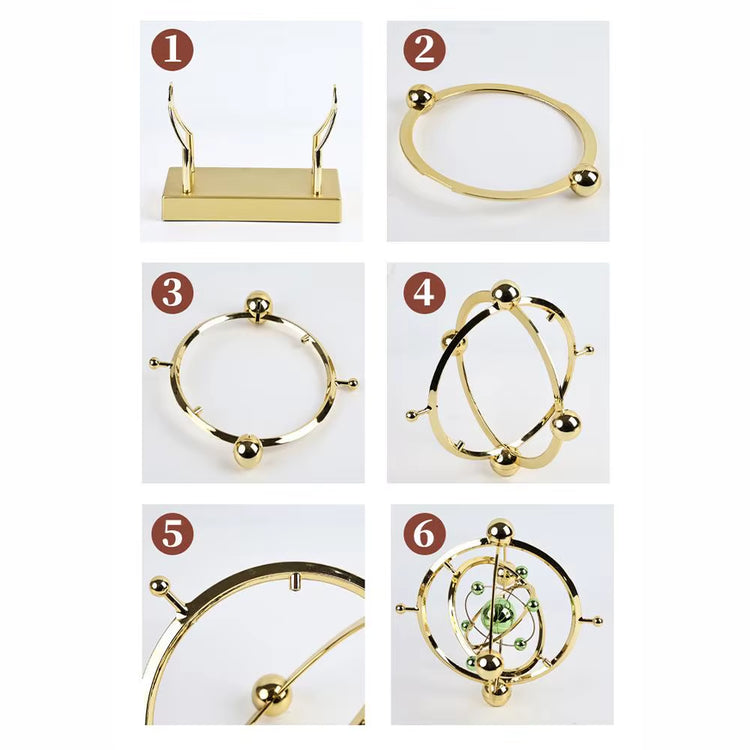 Celestial Orbit Perpetual Motion Pendulum, Perpetual Motion Table Toy, Desk Toy Educational Science Decor, Office Stress Relier