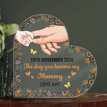 Gift from Child to Mom Plaque

