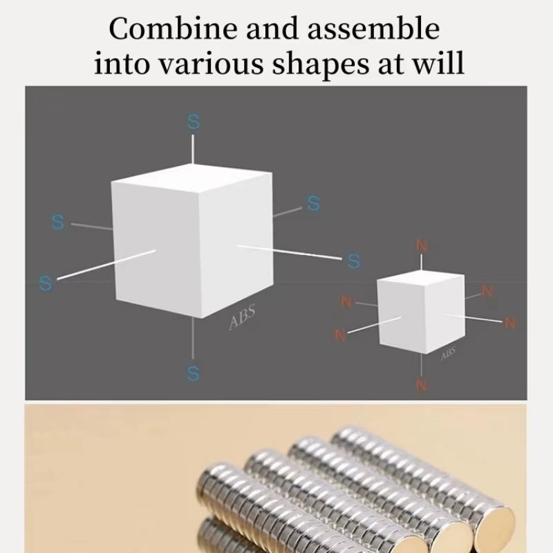 Magnetic Building Blocks Magnet Set for Boys Girls Age 3+ Diy Model Child Kids Montessori Sensory Toys