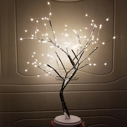 LED Sparkling Bonsai Tree Light – Fairy Spirit Desktop Lamp