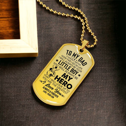 Dog Tag Necklace with Engraving