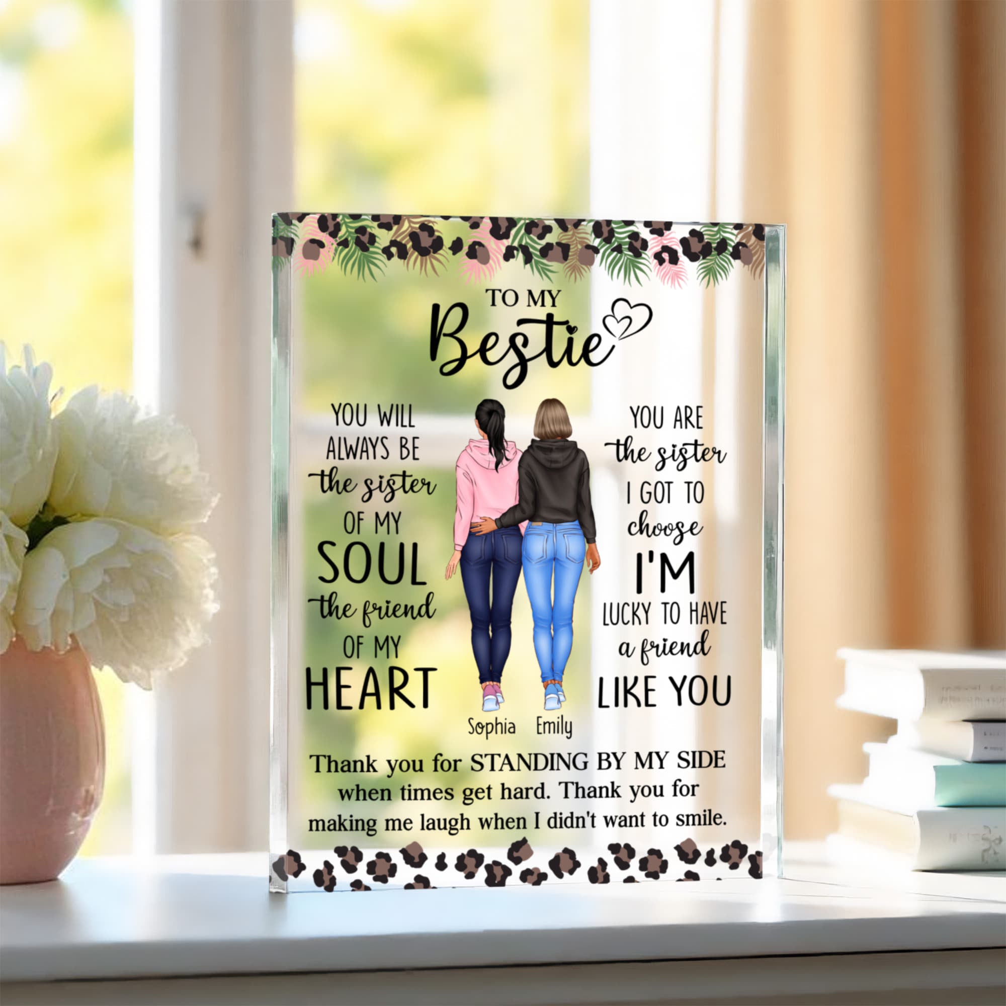 Soul sister acrylic plaque home decor keepsake