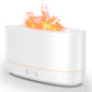 VAVSEA 7-Color Flame Essential Oil Diffuser & Humidifier - 200ml with Timer for Home & Room - Sleek Black Design