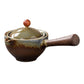Ceramic Teapot Set - Single Serve with Wooden Handle