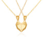 2Pcs Magnetic Heart Couple Necklace for Women Men Lover Valentine&
