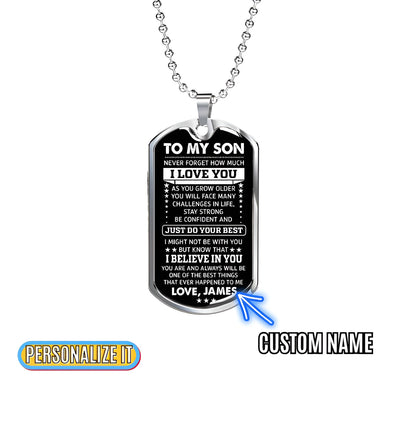 Father son keepsake necklace
