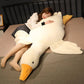 Giant Goose Stuffed Animal 62.9 Inch Soft Goose Plush Pillow Cute Duck Plush Toy Swan Plushie Doll Sleeping Hugging Pillows Gift for Girls Boys